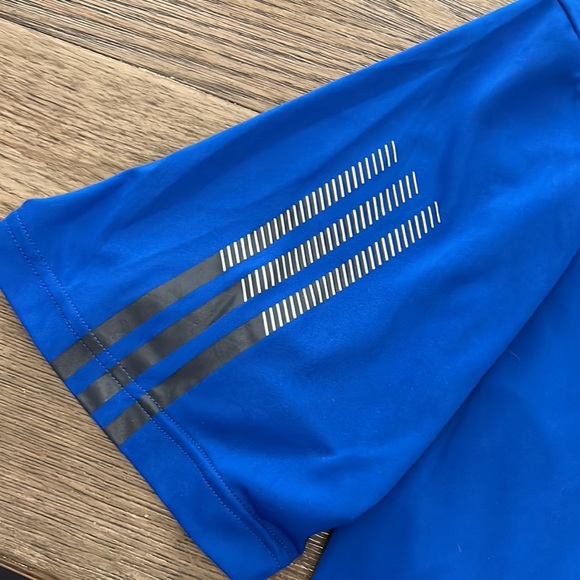 Men’s blue Adidas athletic shirt dry fit - Picture 5 of 14